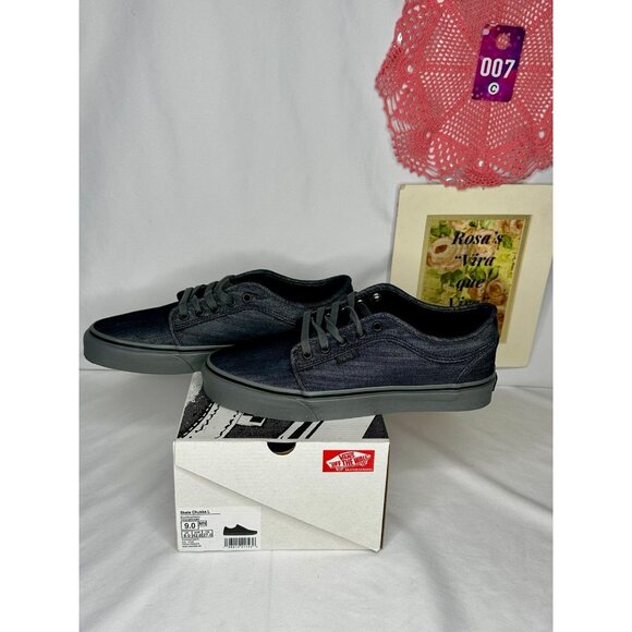 NIB Vans Skate Chukka Low Shoe Black/Grey Size 9 Mens main image 10